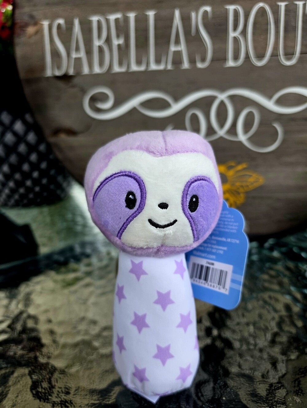 Spark Create Imagine Purple Star Sloth Rattle - Picture 12 of 14